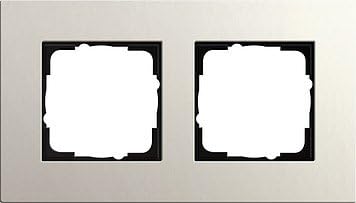 GIRA 2fach Abdeckr. Esprit Lin.Mplx.Hellgrau 0212220