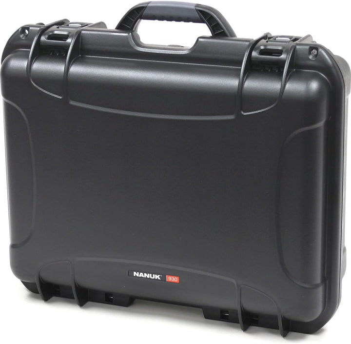 Nanuk Large Series 930 Leichter, wasserdichter Koffer aus NK-7-Harz mit Raster-Schaumeinsatz, Schwar