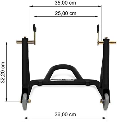 ConStands - Motorrad Montageständer für Kawasaki Vulcan S/Café Schwarz-Matt Hinten XM Racing