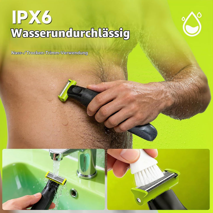 Intimrasierer Mann, All-in-1 Körperrasiere für Herren, USB-C Professioneller Body Trimmer Wasserdich