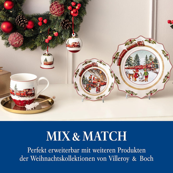 Villeroy & Boch - Annual Christmas Edition Jahres-Glocke 2025 Bunt, Glocke Weihnachten, Baumschmuck,