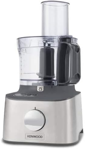 Kenwood Multipro Compact+ FDM316SS Kompakt Küchenmaschine inkl. Edelstahl Messer 3 Arbeitsscheiben u