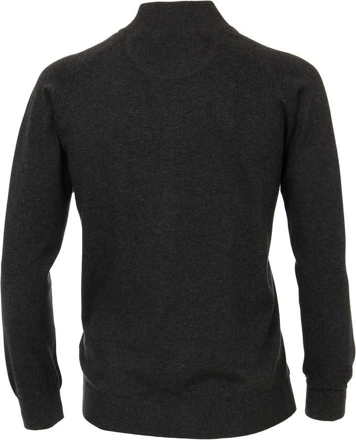 CASAMODA Herren Strickjacke, S Grauschwarz