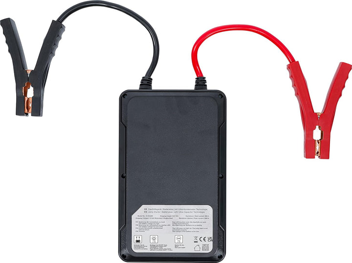 BGS 74242 | Starthilfegerät | Batterielos | mit Ultra-Kondensator Technologie | 12 V / 800 A / 1600