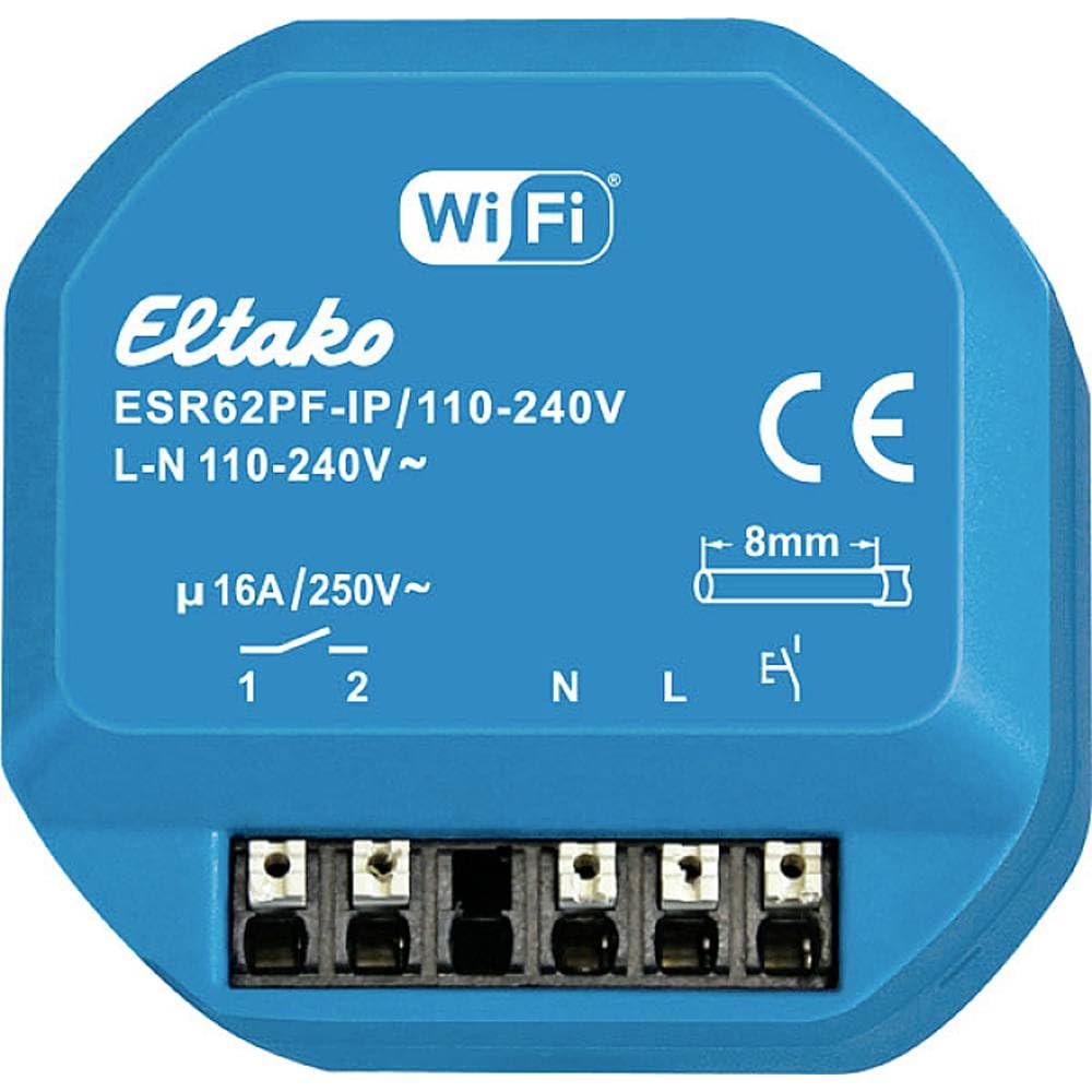 Eltako Stromstoss-Schalter Unterputz ESR62PF-IP/110-240V 1 Schliesser 240V 16A 1St.