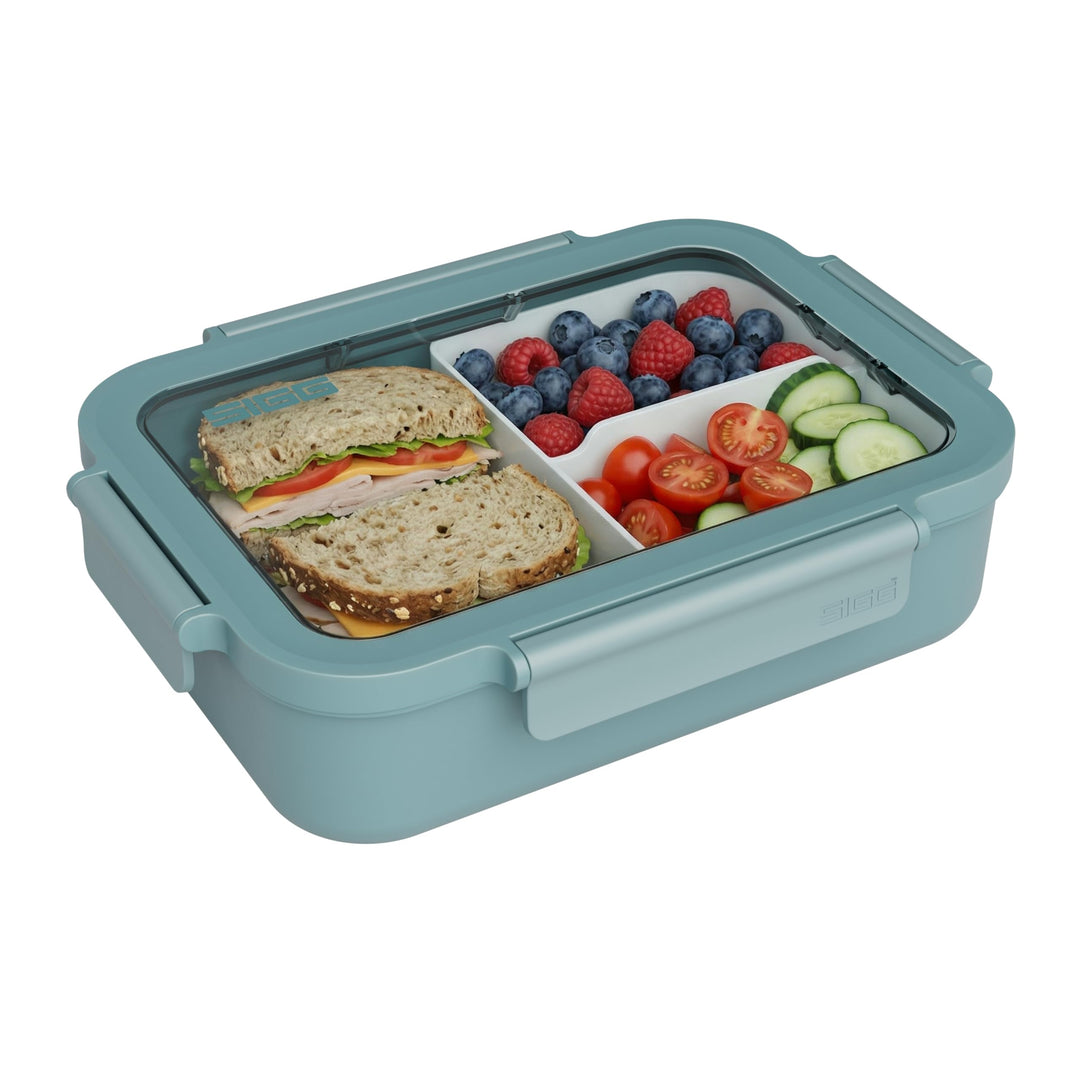 Sigg - NIMO Lunchbox L - Auslaufsicher - Trenner - Mikrowellen- & Spülmaschinengeeignet - BPA-frei -