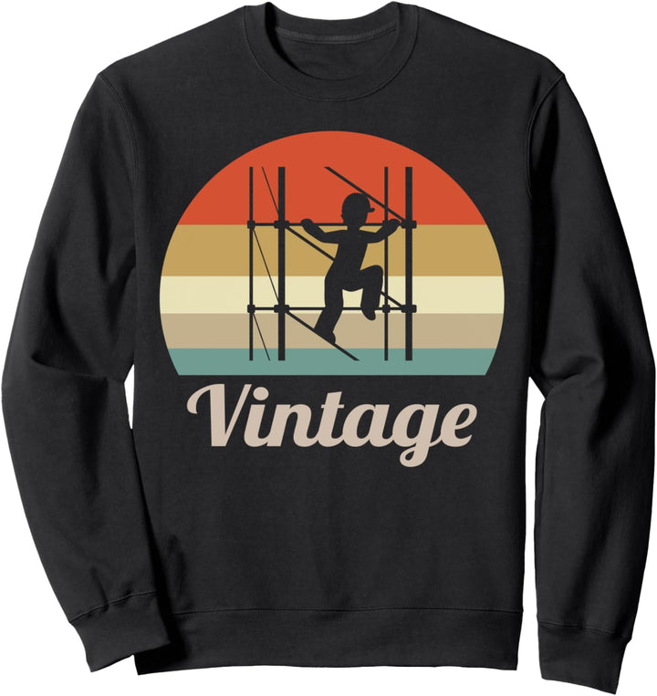 Beruf Gerüstbauer Gerüstbau Gerüster Fun Retro Vintage Style Sweatshirt