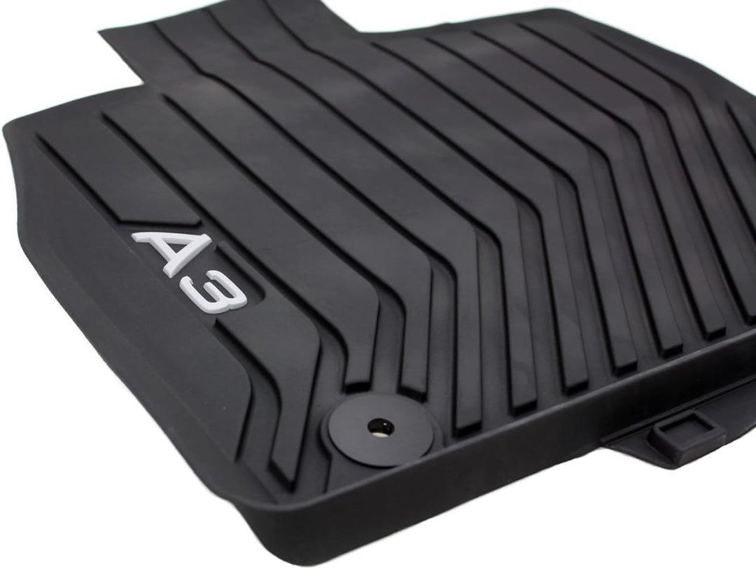 Original Audi Gummimatten Original Qualität Fussmatten Gummi schwarz 2-teilig
