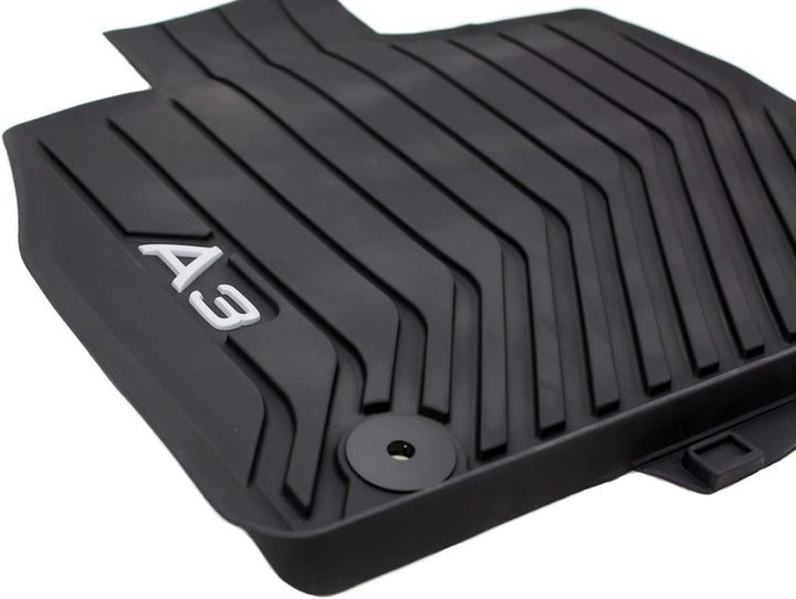 Original Audi Gummimatten Original Qualität Fussmatten Gummi schwarz 2-teilig