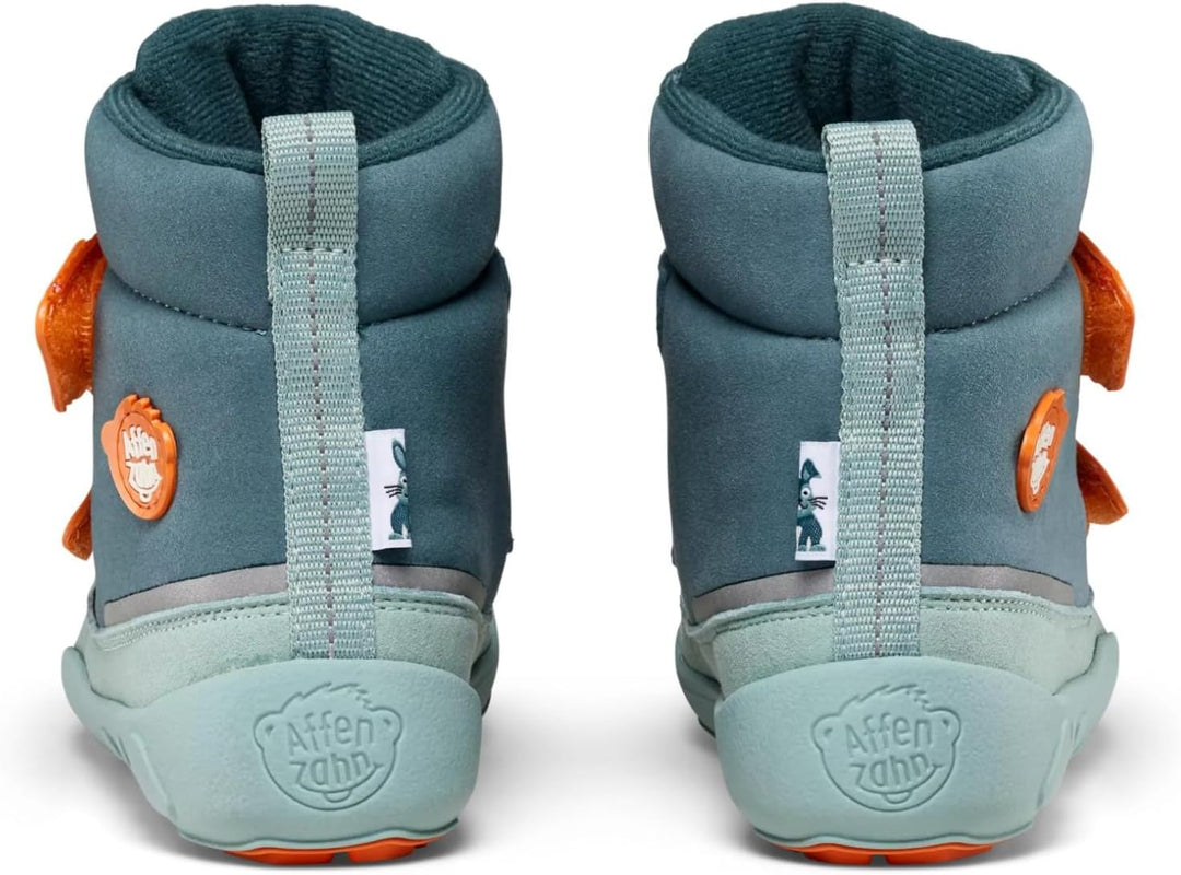 Affenzahn Winterstiefel Vegan Comfy warm gefüttert, wasserdicht mit Kletterverschlüssen, Grösse 21-3