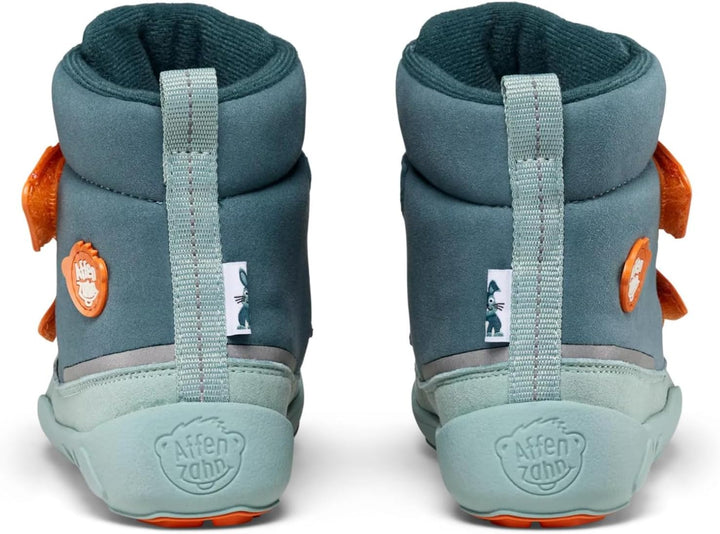 Affenzahn Winterstiefel Vegan Comfy warm gefüttert, wasserdicht mit Kletterverschlüssen, Grösse 21-3