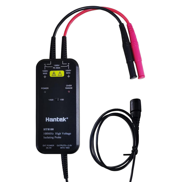 Hantek HT8100 Oszilloskop Sonde Hoch Stromspannung Differential Sonde, 100MHz Bandbreite, HT8100