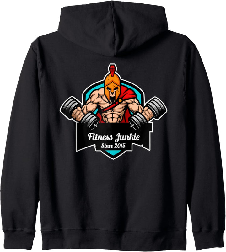 Fitness Junkie - Fitness Bodybuilding Gym Training Freak Kapuzenjacke