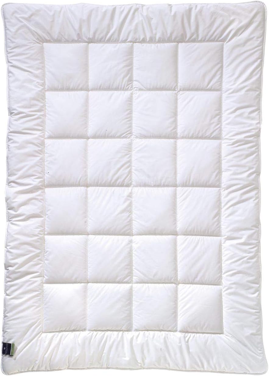 billerbeck Faserdecke Alcando Wärmestufe warm, strapazierfähig 135 x 200 cm Baumwolle, Allergiker ge
