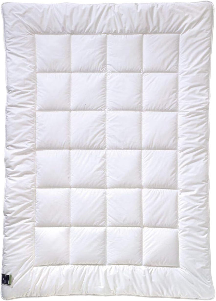 billerbeck Faserdecke Alcando Wärmestufe warm, strapazierfähig 135 x 200 cm Baumwolle, Allergiker ge