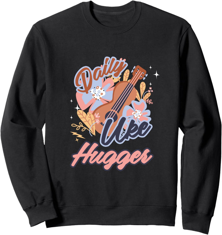 Knuddler Akustik Musikinstrument Uke Gitarrist Musiker Sweatshirt