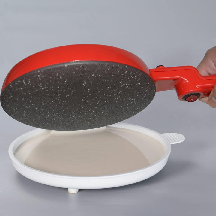 Crepes Maker,650 Watt,Anti-Haft,Crêpe-Maker-Cordless für hauchdünne Crêpes,Teflon-Antihaftbeschichtu