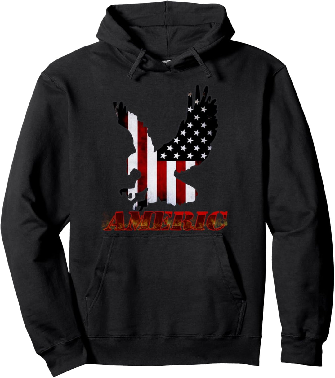 Grunt Style Eagle Americant T-Shirt Pullover Hoodie