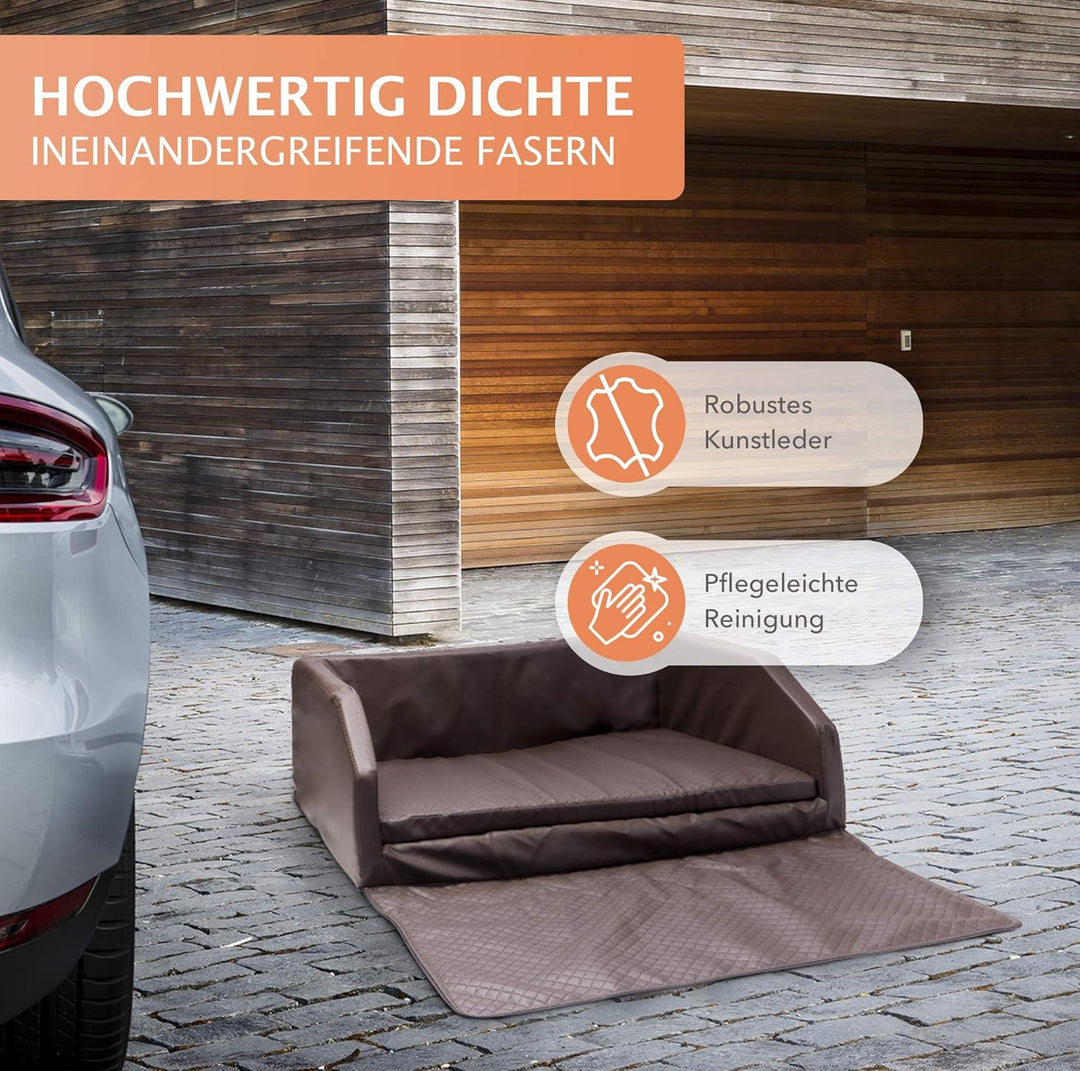 Mayaadi Home Premium Hundebett - 100 x 70 cm - Hochwertiger Autositz für Deinen Hund - Autohundebett