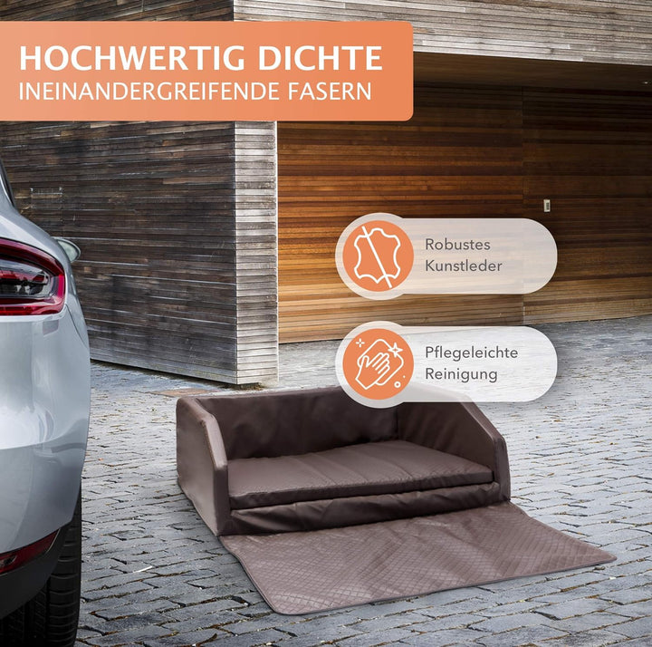 Mayaadi Home Premium Hundebett - 100 x 70 cm - Hochwertiger Autositz für Deinen Hund - Autohundebett