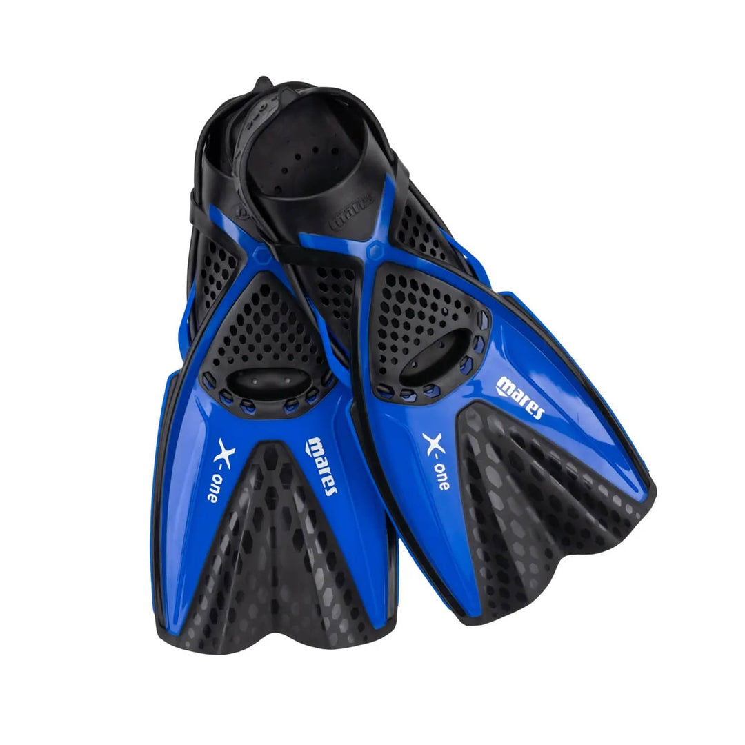 Flosse Mares Aquazone X-One, Schnorchelflosse Erwachsene – Unisex Blau S/M, Blau S/M