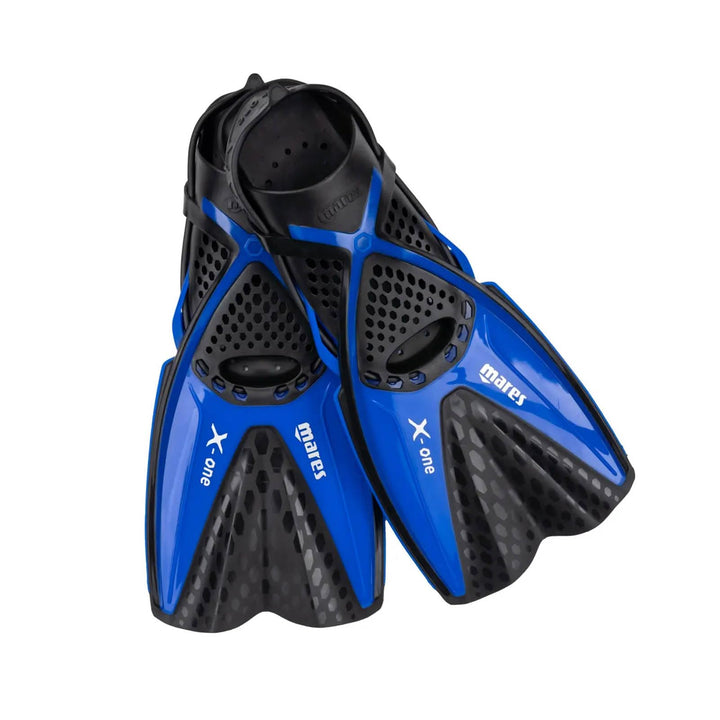 Flosse Mares Aquazone X-One, Schnorchelflosse Erwachsene – Unisex Blau S/M, Blau S/M