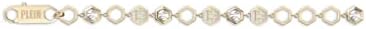 Philipp Plein Damen Armband Edelstahl IP Gold Hexagon LUX PJ5AA05BU