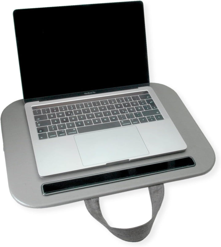 VALUE Knietablett/Laptop-/Tablet-Ablage mit Kissen, grau