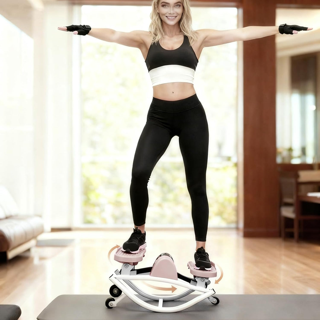 Rock Stepper Seitwärts-Bewegung, Effektiv Tragbar Kompakt Seitlich Rumpftrainer, Bauch- und Beintrai