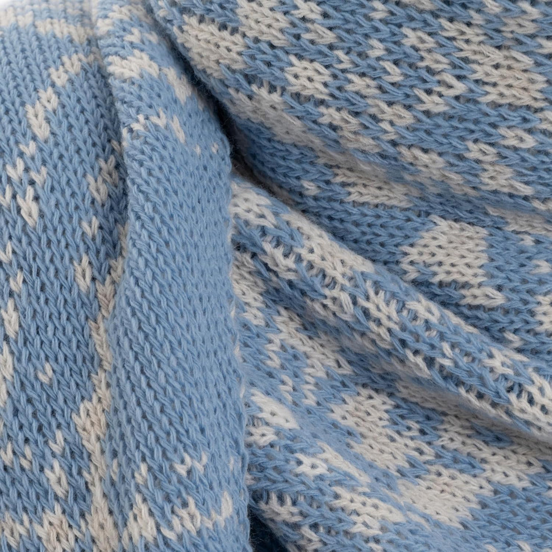 KNIT FACTORY - Dreiecksschal Lea - Damen Strickschal mit Wolle - Umschlagtuch für den Herbst und Win