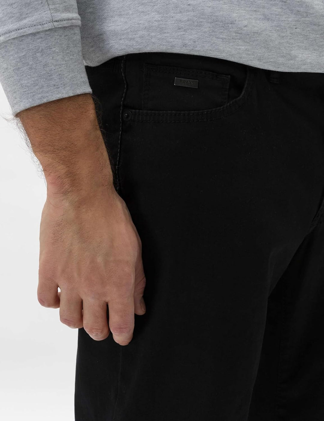 BRAX Straight Fit Hose Cadiz Cotton Satin Stretch Nachtblau 30W / 30L Perma Black, 30W / 30L Perma B