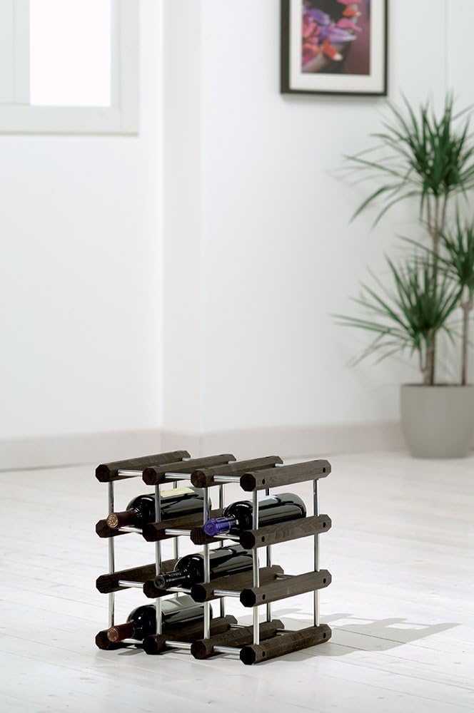 Foppapedretti 9900415615 Il Cantiniere Alluminio/Wenge Alluminio/Wengè, Alluminio/Wengè