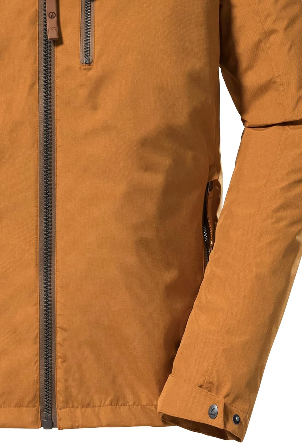 G.I.G.A. DX Herren Gs 12 Mn Jckt Funktionsjacke/Outdoorjacke mit einrollbarer Kapuze L dark curry, L