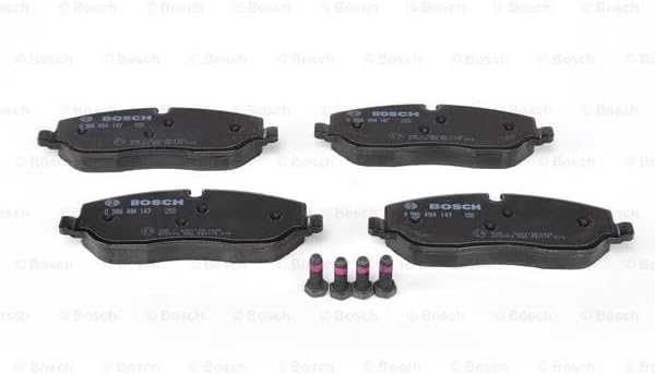 Bosch BP1058 Bremsbeläge - Vorderachse - ECE-R90 Zertifizierung - vier Bremsbeläge pro Set