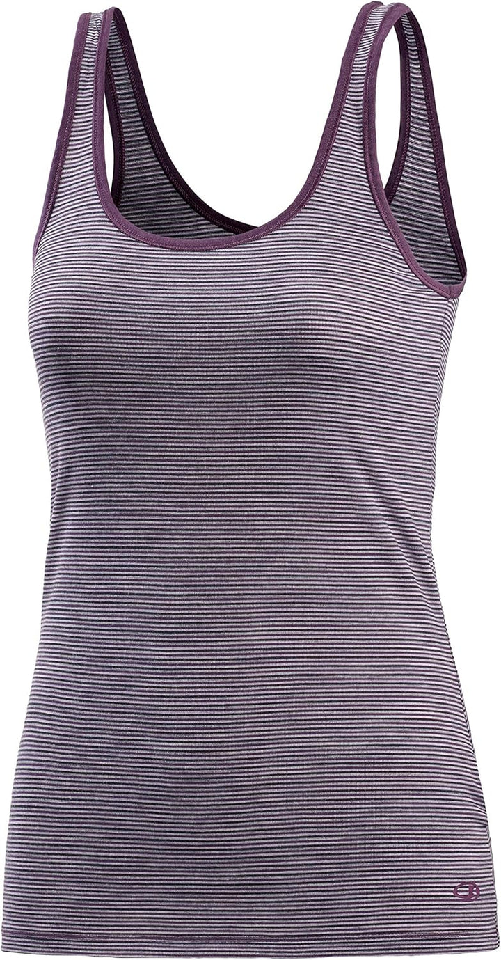 Icebreaker Damen Siren Tank Top - Sporttop Damen - Merinowolle Unterwäsche S Glow, S Glow