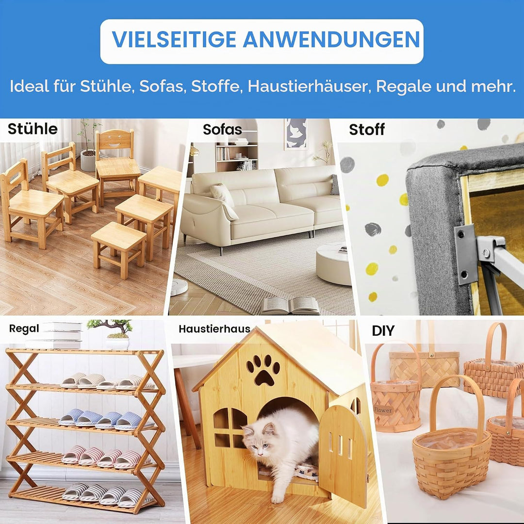 meite MT5016SLN Polsterheftgerät 20 Gauge 1/2 Zoll Krone 1/4 Zoll bis 5/8 Zoll Länge pneumatischer L