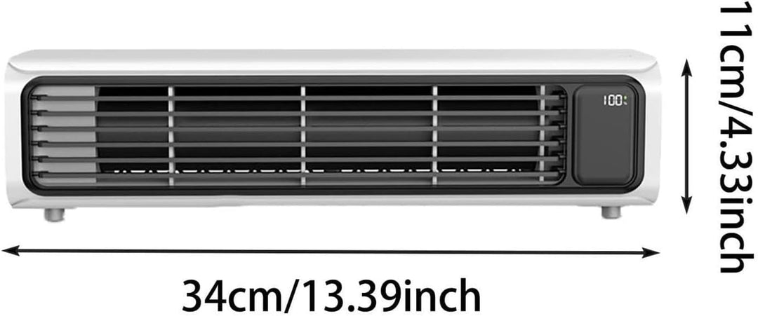 Oszillierender Turmventilator, leise, blattlos, tragbar, für Nachttisch, Boden, Schreibtisch, Wohnhe