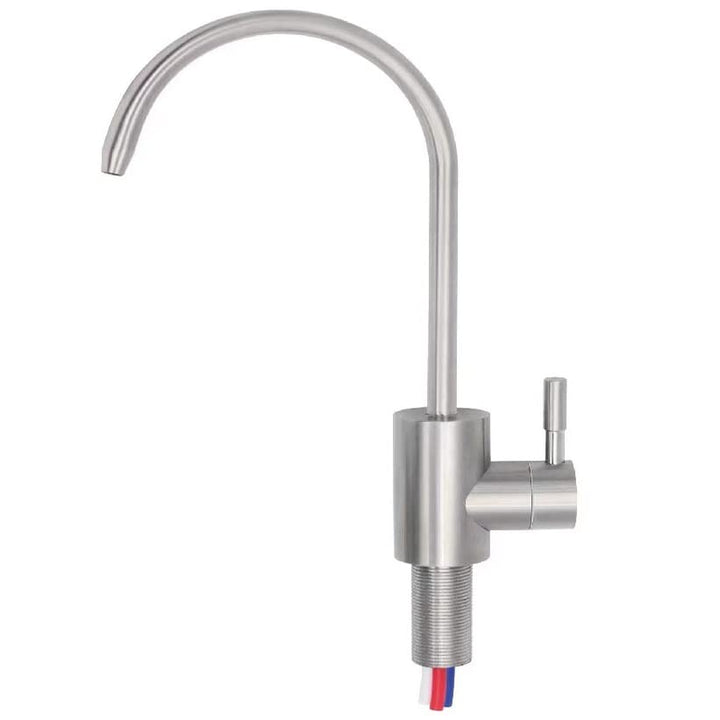 AORA® Ein-Weg-Wasserhahn SOFIA kompatibel mit AMWAY eSPRING Wasserfilter, Edelstahl massiv, Einweg W