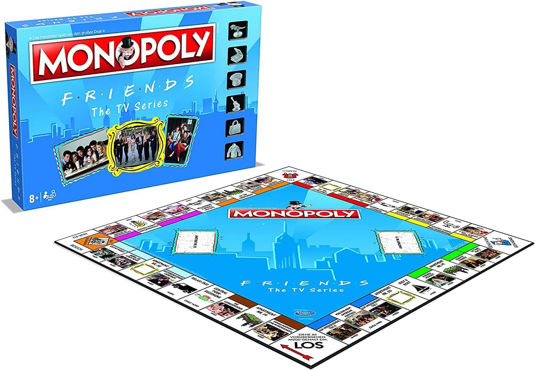 Winning Moves - Monopoly - Friends - Friends Merchandise - 2 bis 6 Spieler, Alter 8+ - Deutsch, Frie