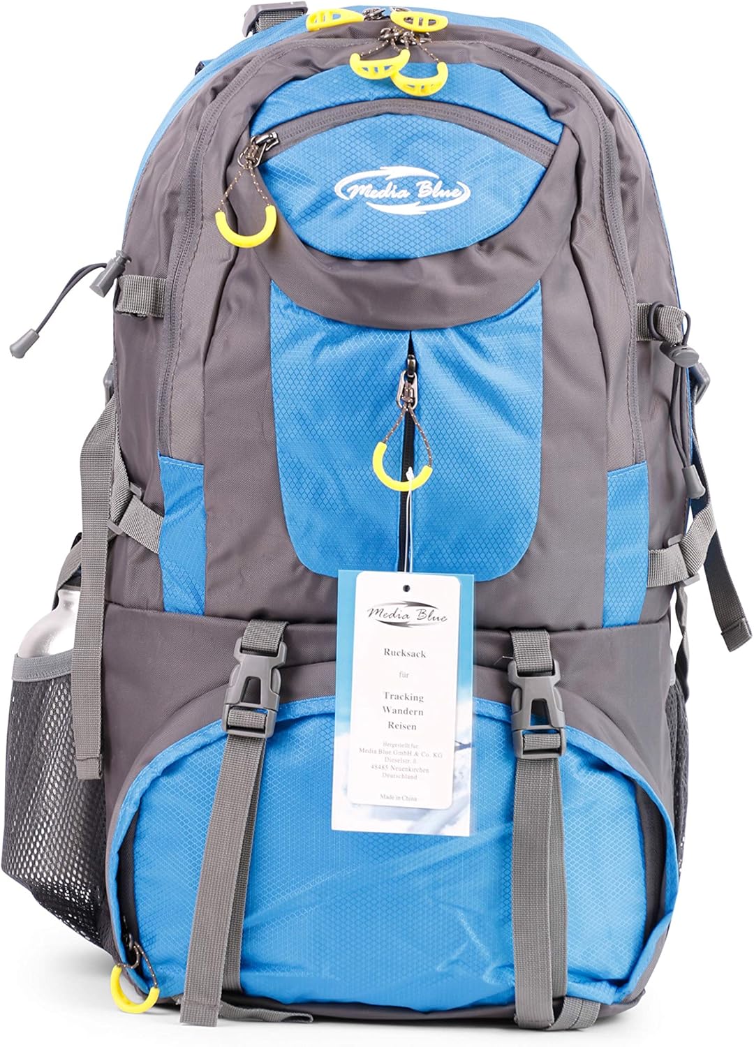 Mediablue 50L Bergsteigen Backpack Outdoor Leicht Rucksack Klettern Wanderrucksack Reise Sport Tages
