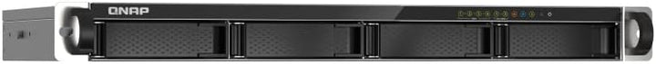 Qnap TS-435XeU-4G Rackmount-NAS 4 Bay Unterstüzt 2,5GbE/10GbE und M.2 NVMe SSD-Caching, Bundle mit 4