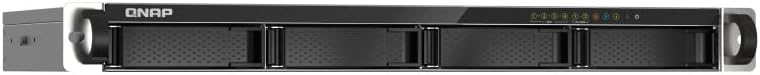 QNAP TS-435XeU-4G Rackmount-NAS 4 Bay Unterstüzt 2,5GbE/10GbE und M.2 NVMe SSD-Caching, Bundle mit 4