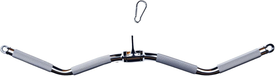 Kraftverstärkende Latzugstange mit breitem Griff, Curl-Pulldown-Aufsatz – Fitnessgerät mit Gummigrif