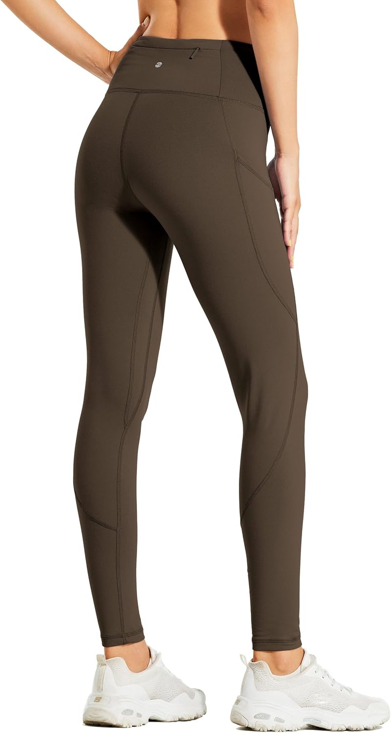 WILLIT Fleece gefütterte Leggings Damen Wasserbeständig Thermohose warme Winterhosen Yogahose Laufho