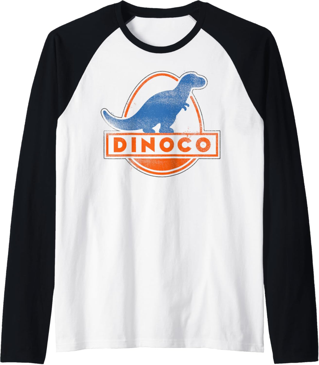 Disney Pixar Cars Iconic DINOCO Gas Station Logo Raglan