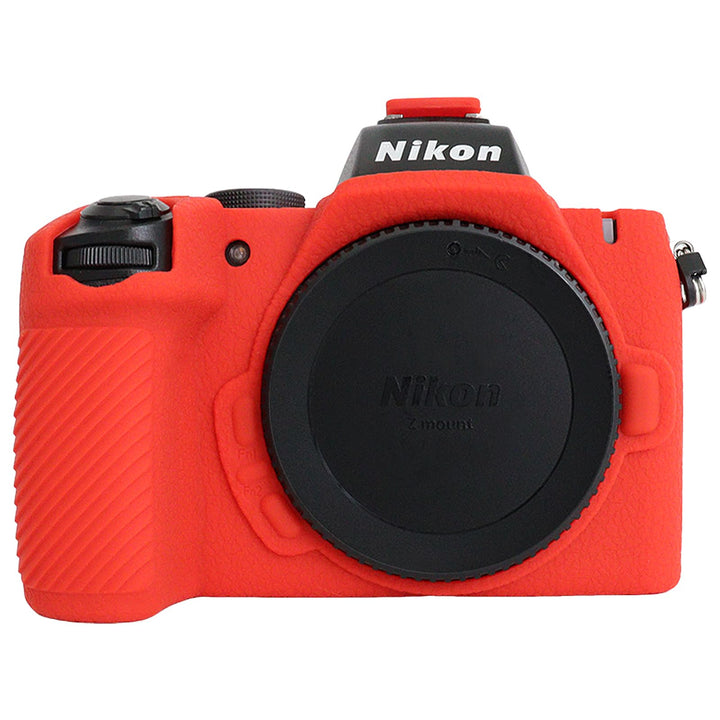 Rieibi Z50II Schutzhülle, mattiertes Silikon, für spiegellose Nikon Z50II, Ganzkörper-Kamera-Abdecku