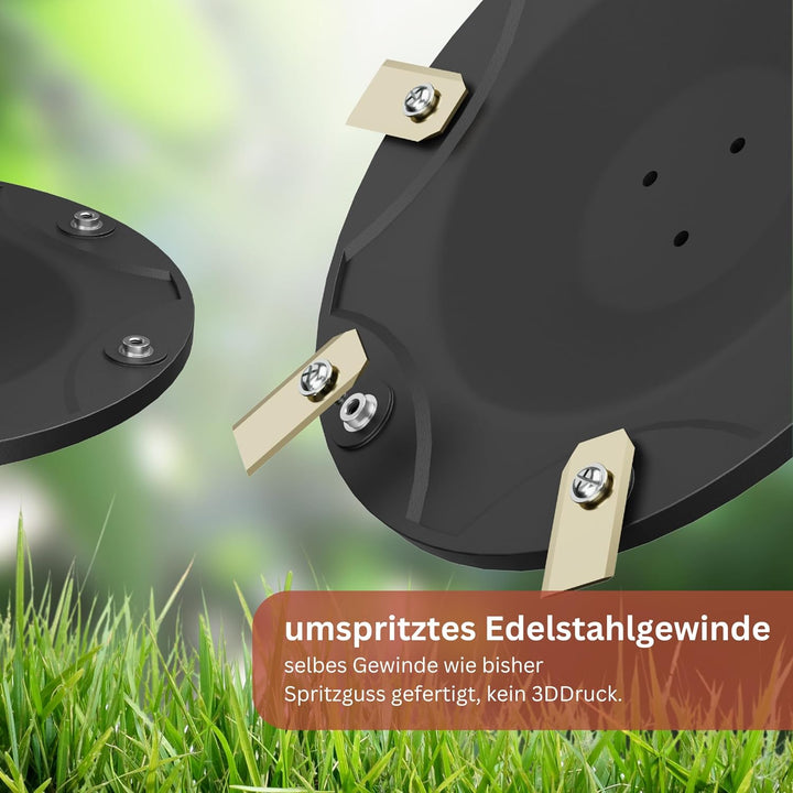 6er Messerscheibe kompatibel mit ECOVACS Goat O500, O800, O1200, G1-800, G1-2000, G1 - Premium Mähte
