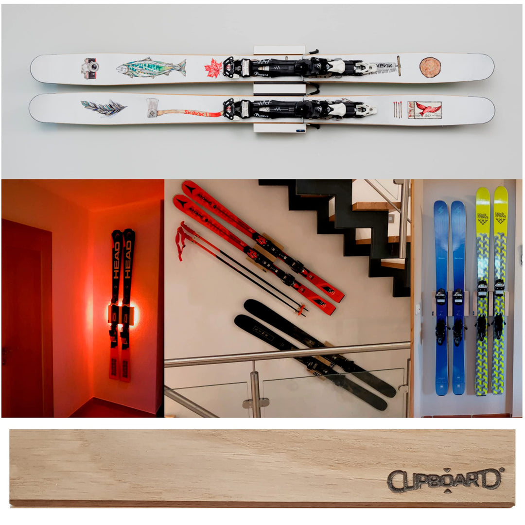 Clipboart® Standard Wandhalterung - Halterung - Ski - Tourenski - Carvingski - Powderski - Alpinski