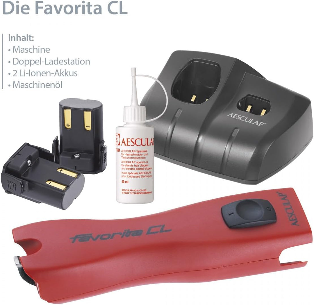 EHASO AESCULAP Schermaschine Favorita CL Cordless