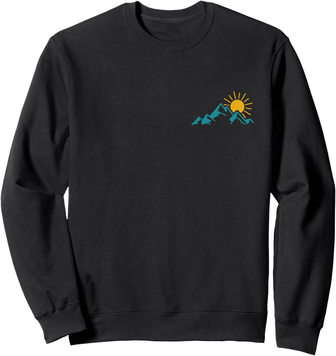 Berge Wandern Camping Klettern Wanderer Kletterer Outdoor Sweatshirt